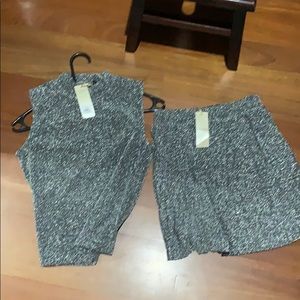 NWT silver sparkle 2 piece